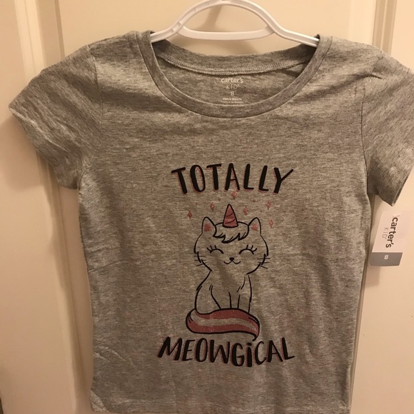 Carter's Other - 🎈Carter’s Unicorn Kitty Jersey Tee